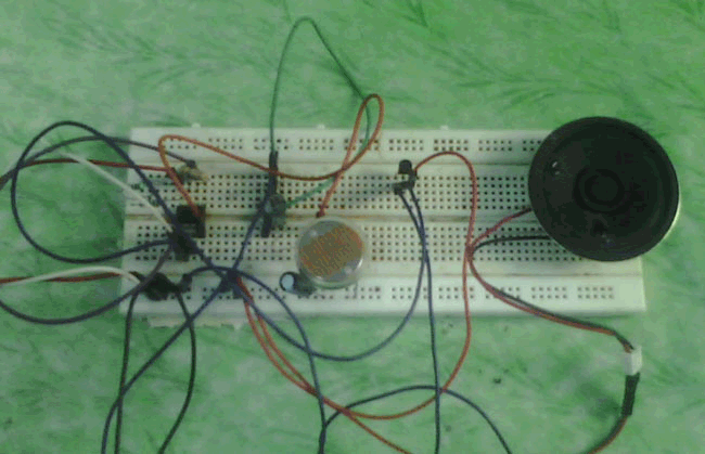 مدار تشخیص تاریکی با LDR و آی سی 555