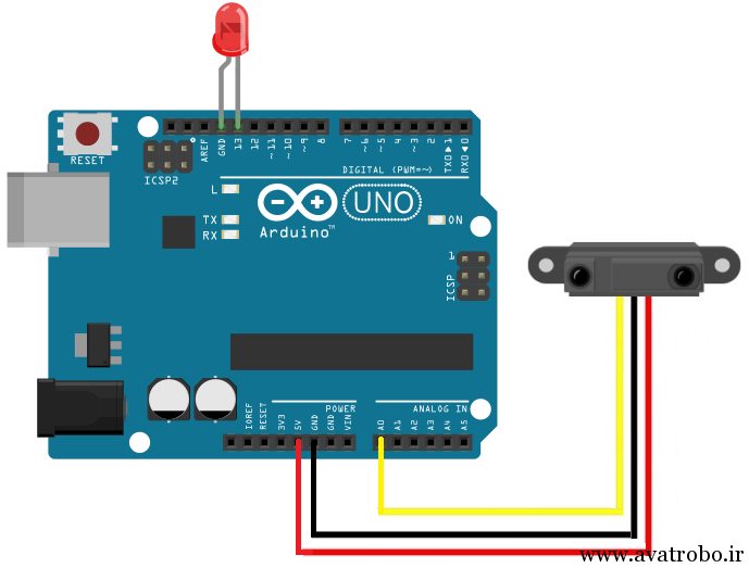 GP2Y0A21-infrared-IR-distance-sensor-circuit