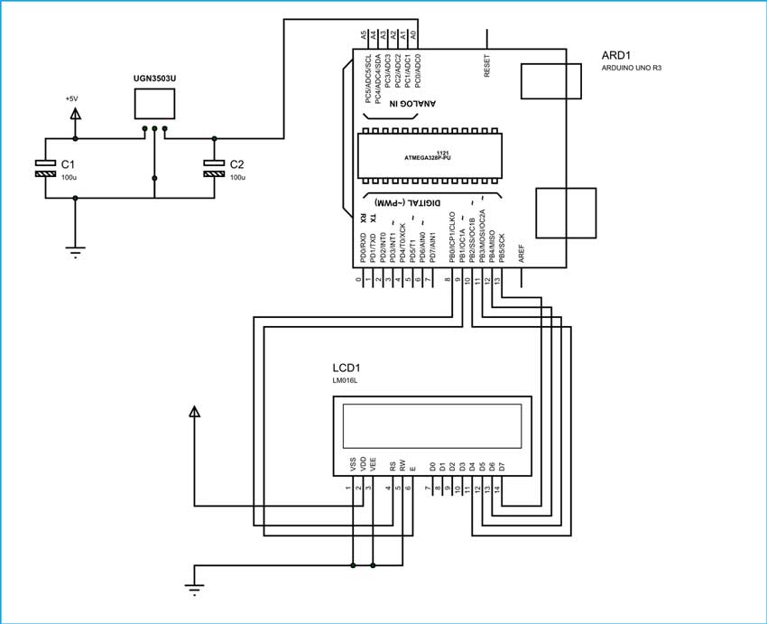 اندازه گیری میدان مغناطیسی با آردوینو