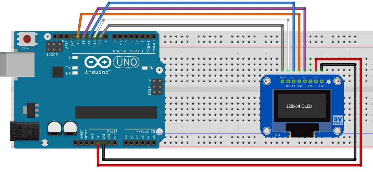 راه اندازی صفحه نمایش OLED SSD1306 با استفاده از آردوینو