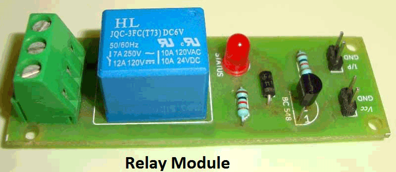 مدار کنترل دما با سنسور LM35 و سوئیچ