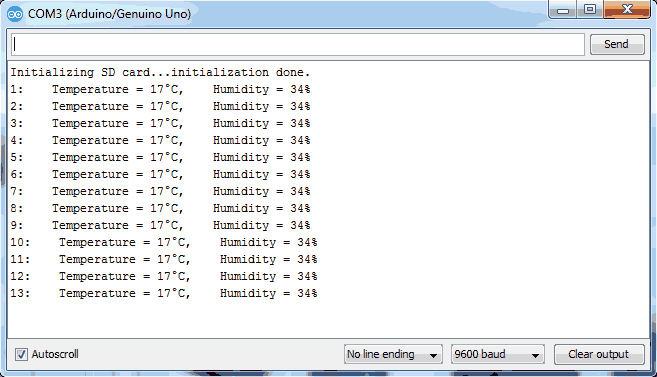 پروژه ساخت ثبت کننده ی داده (دیتا لاگر) با آردوینو و حافطه ی SD و سنسور DHT11